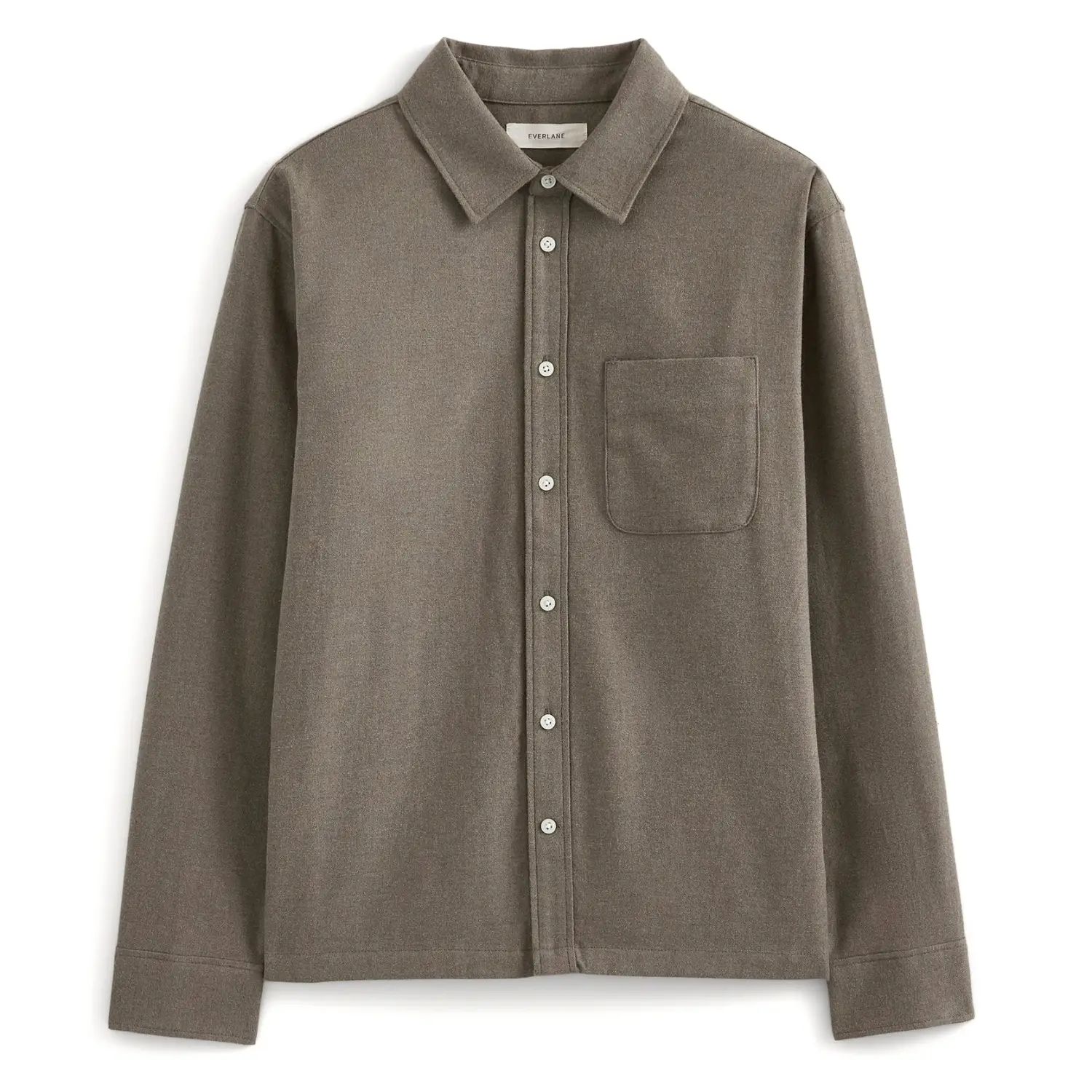 Everlane brushed flannel chamois shirt