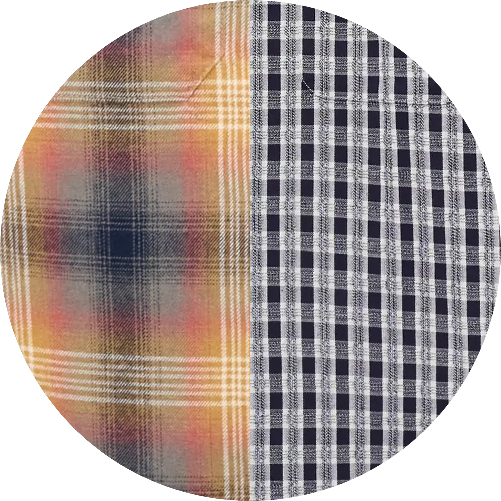 Example flannel check pattern