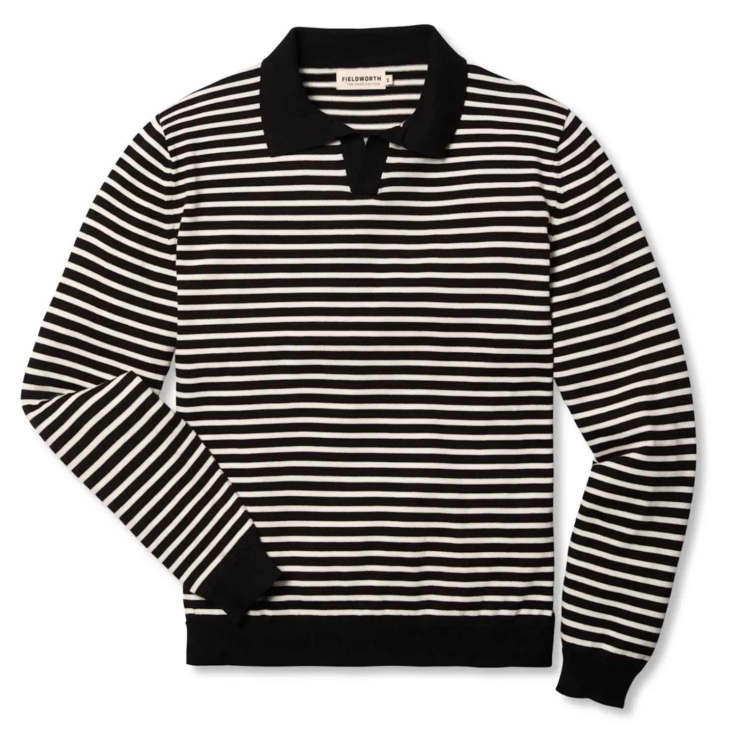 Fieldworth breton stripe knit polo 1