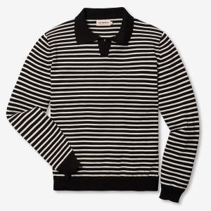 Fieldworth breton stripe knit polo