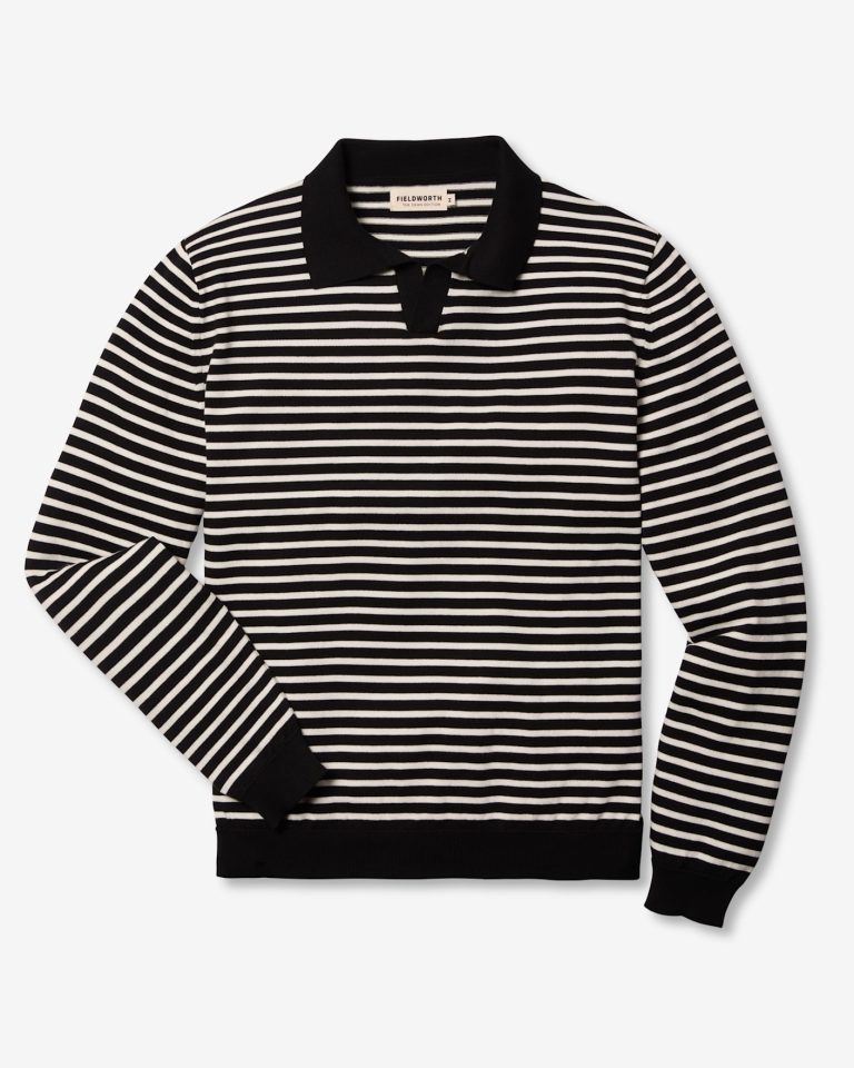 Fieldworth Breton Stripe knit polo