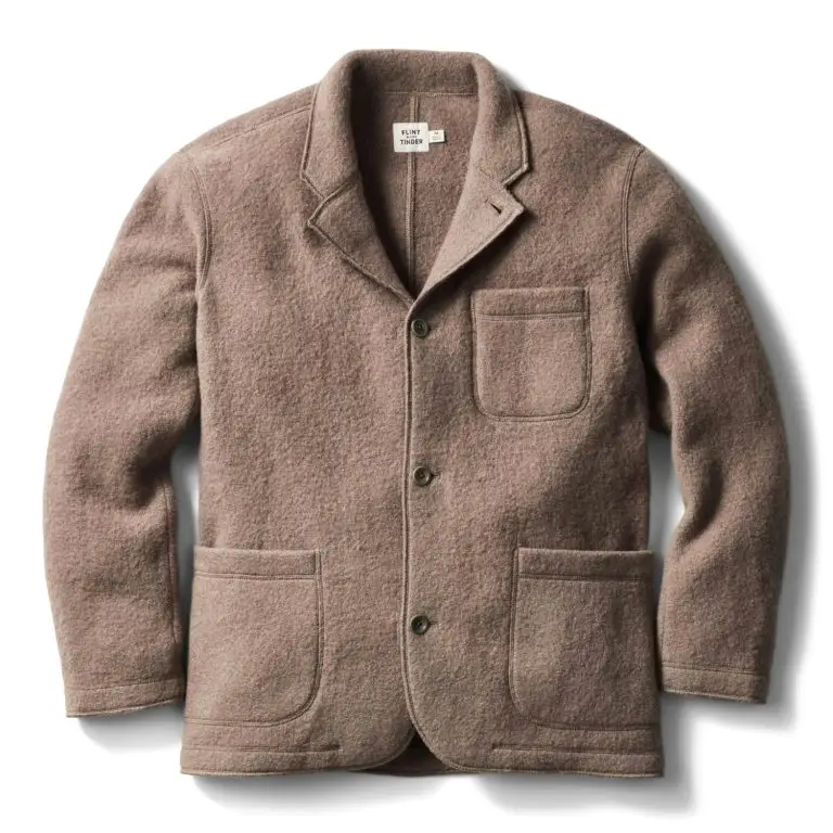 Flint and Tinder Boiled wool chore blazer