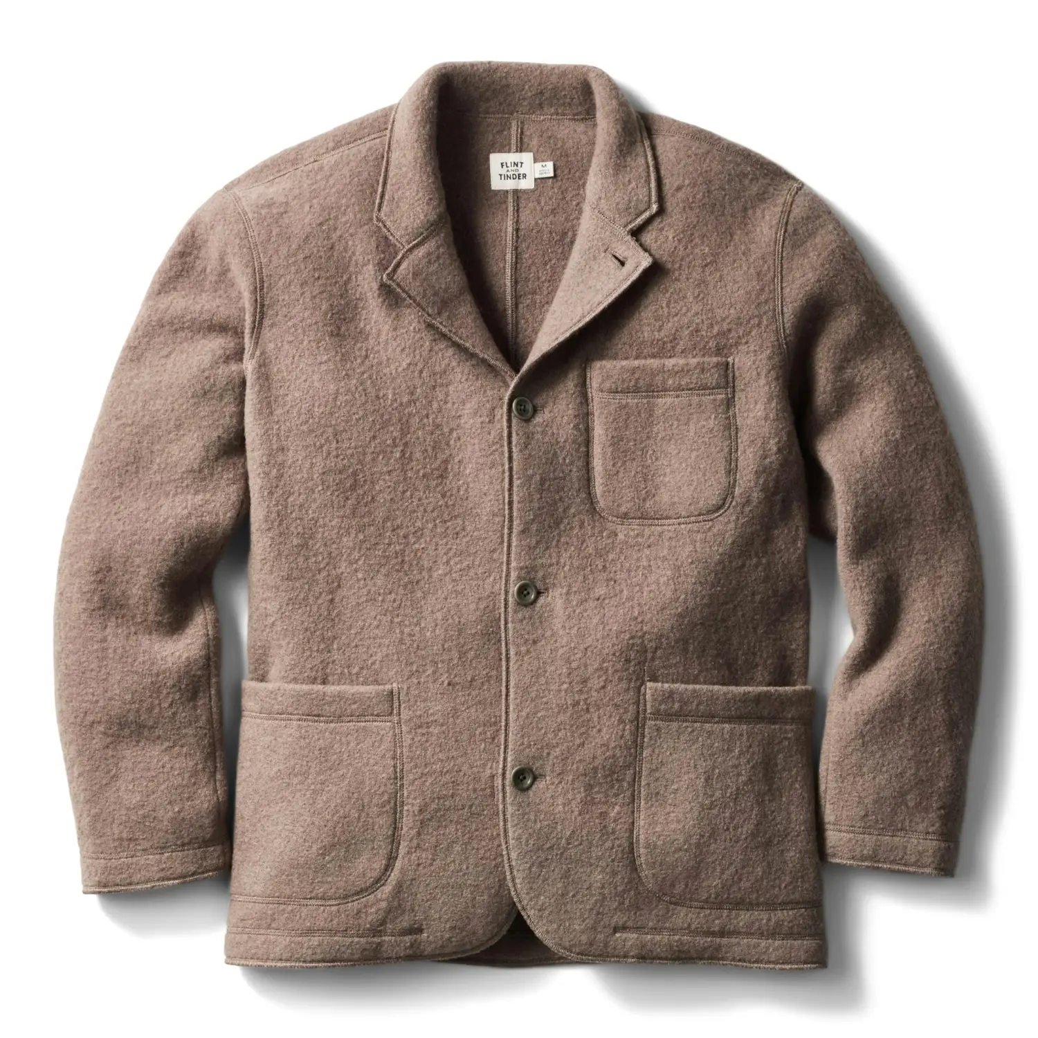 Flint and tinder boiled wool chore blazer 1
