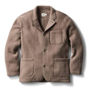 Flint and tinder boiled wool chore blazer