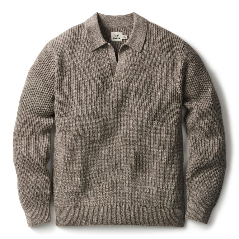 Flint and Tinder Bolinas Johnny Collar sweater