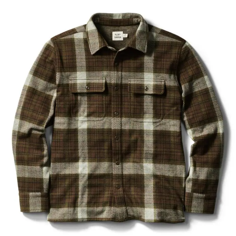 Flint and Tinder Stretch knit flannel shirt