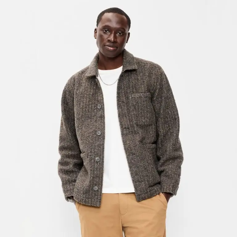 Wool-blend chore jacket