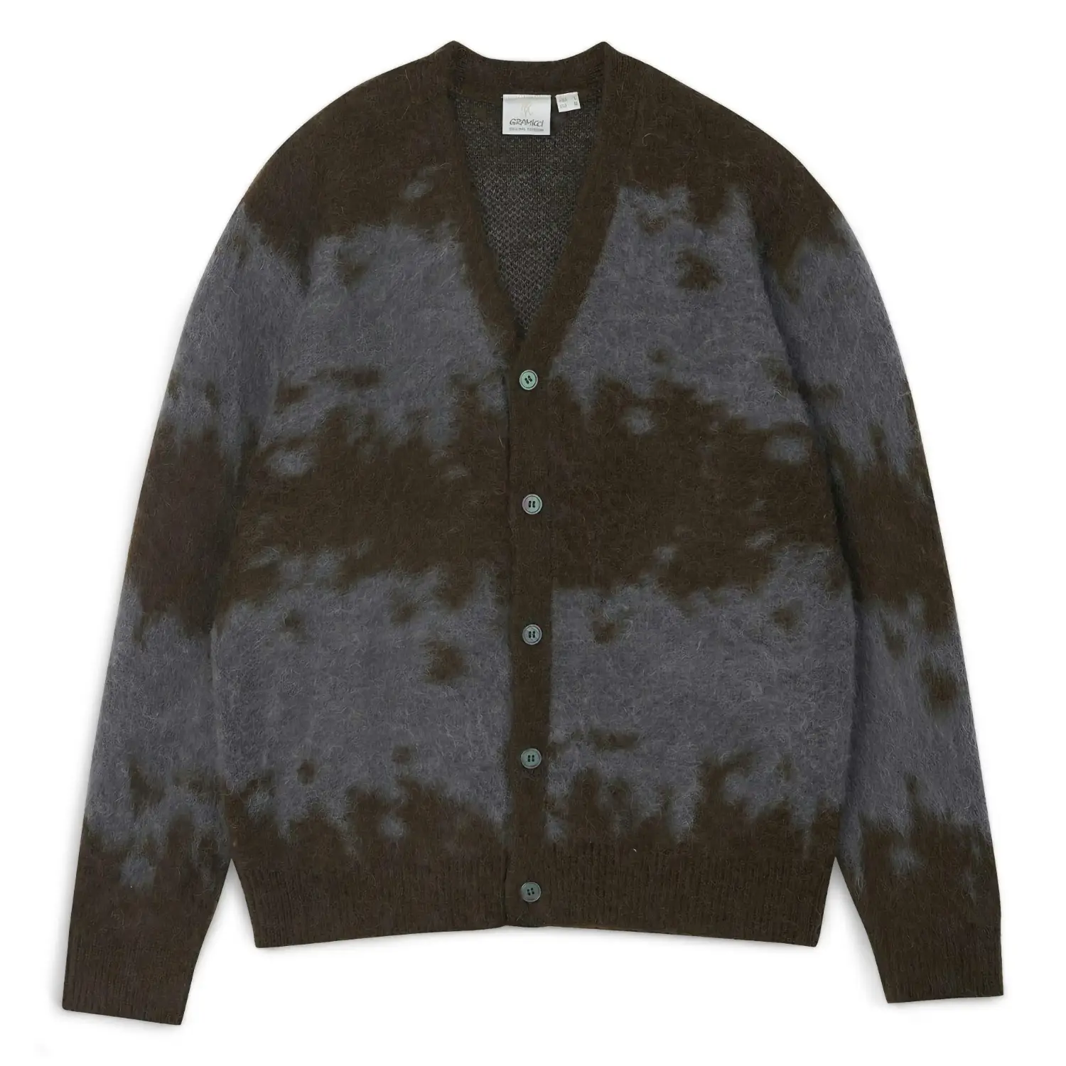 Gramicci mohair splatter cardigan 1