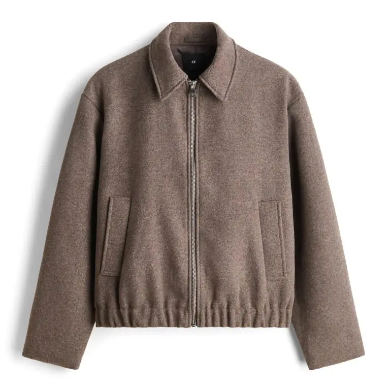 Brushed jacket
