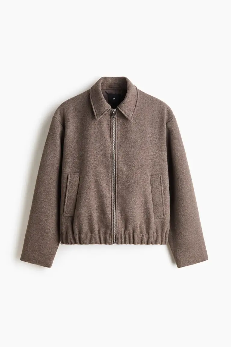 Brushed jacket