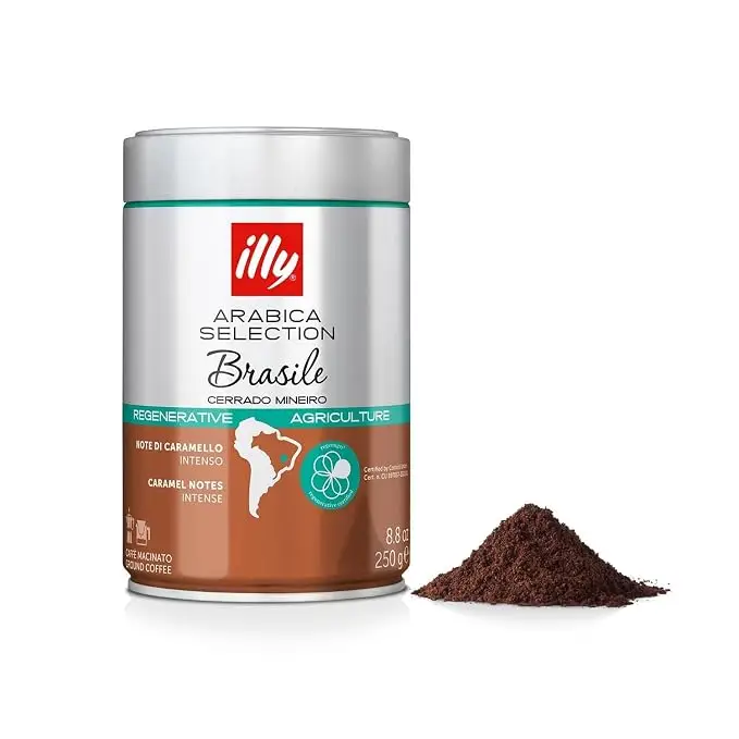 Illy Ground Drip Coffee, Brasile Medium Roast