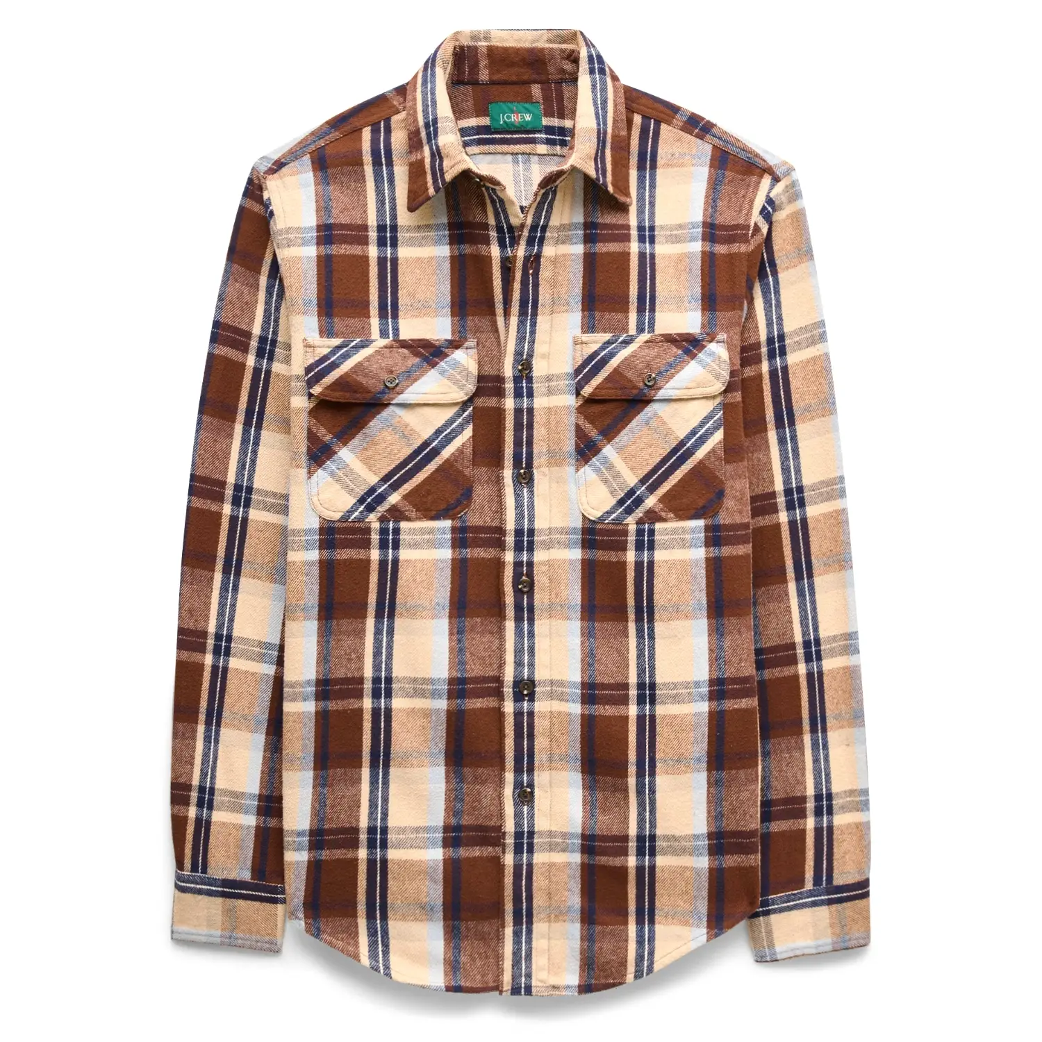 Jcrew brushed cotton flannel workshirt 1