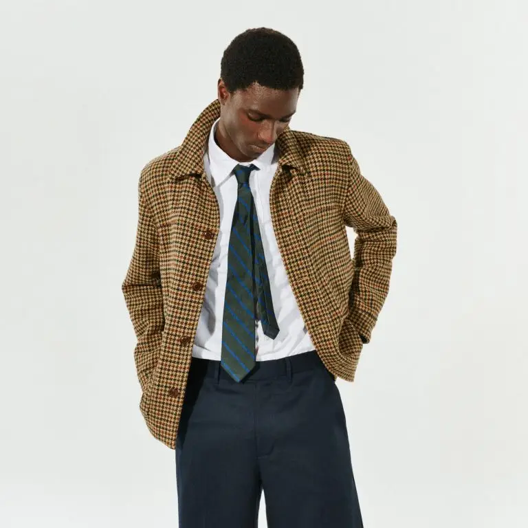 Field jacket in wool