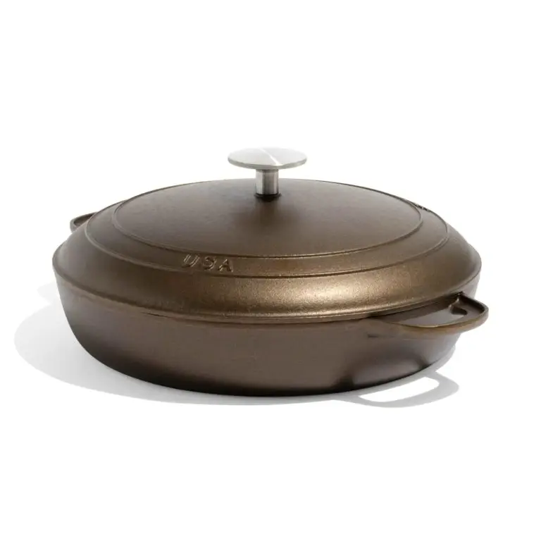 Cast iron braiser