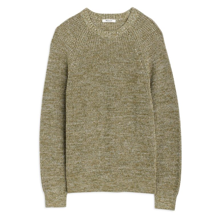 Madewell shaker stitch cotton sweater