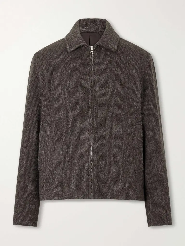 Herringbone Blouson jacket