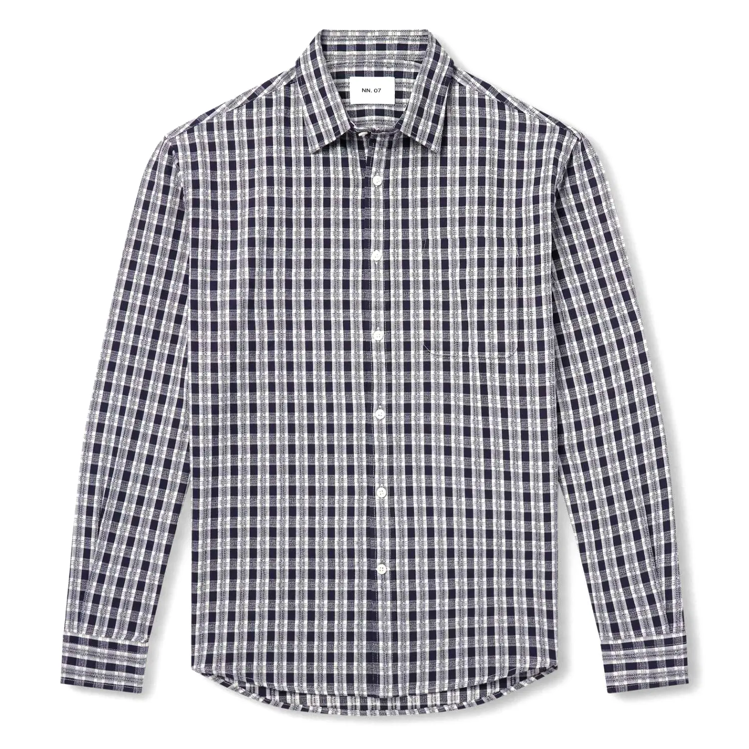 Nn07 deon checked moulin woven shirt 1