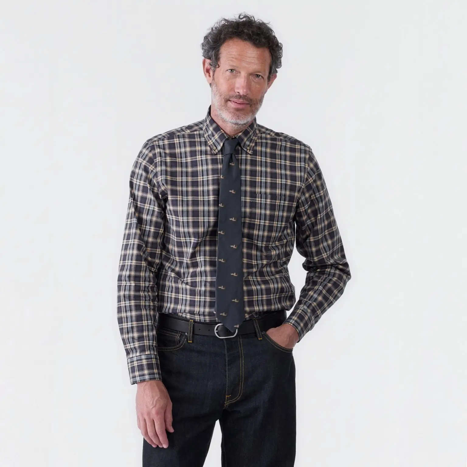 Noah cotton plaid shirt 1