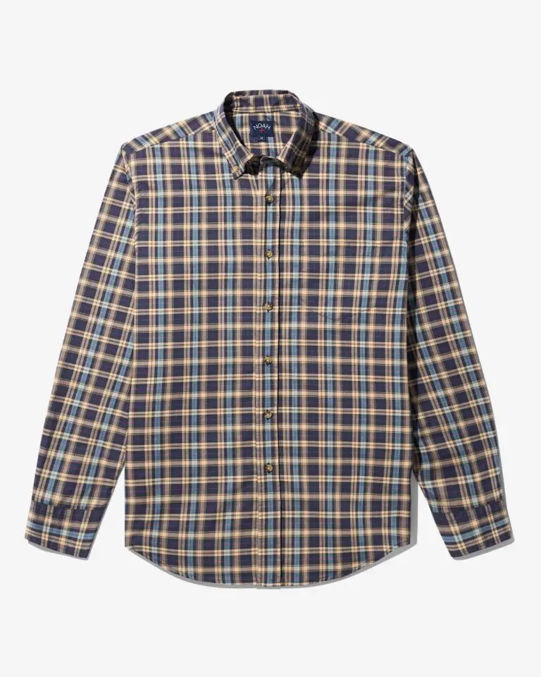 Cotton plaid shirt