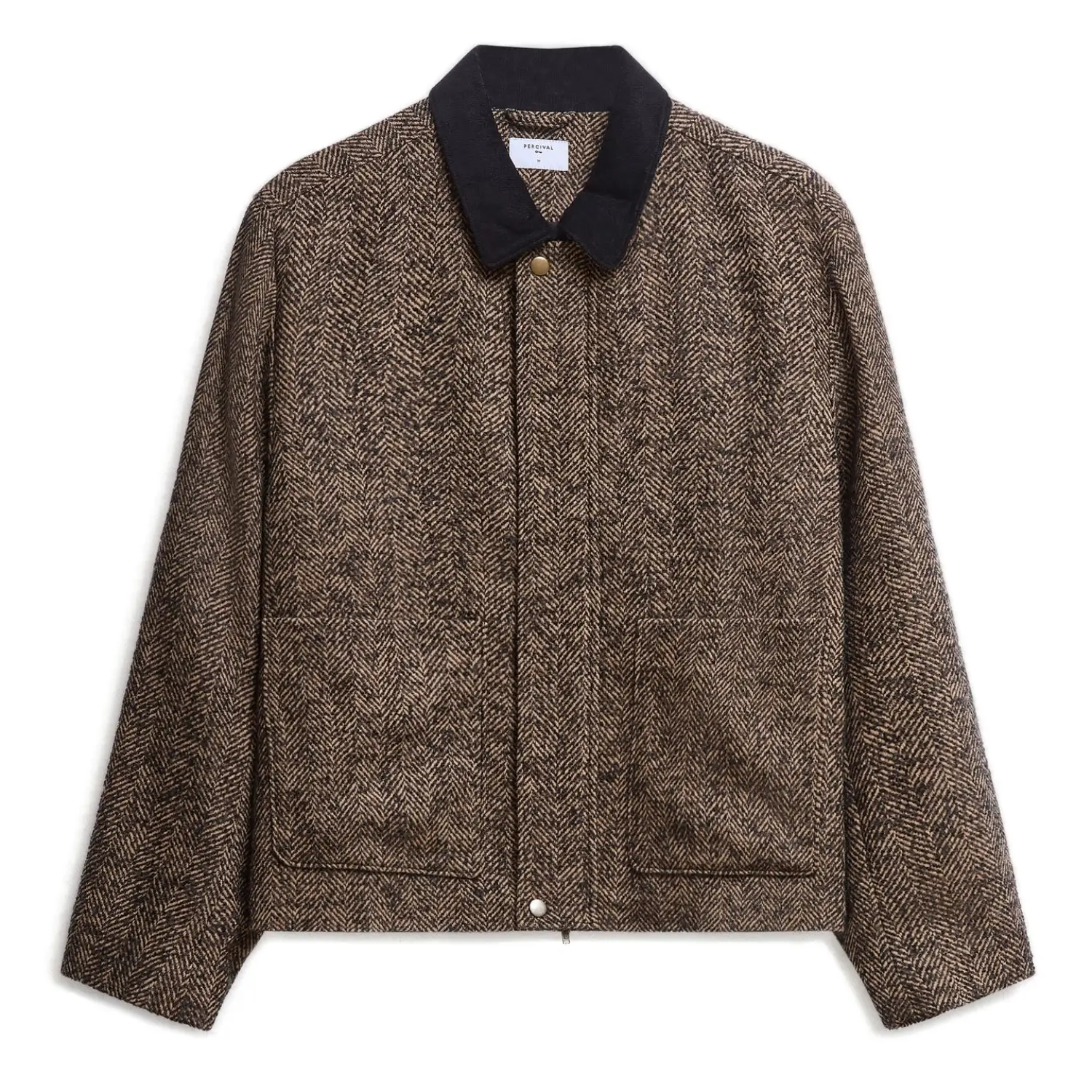 Percival contrast collar boxy jacket 1