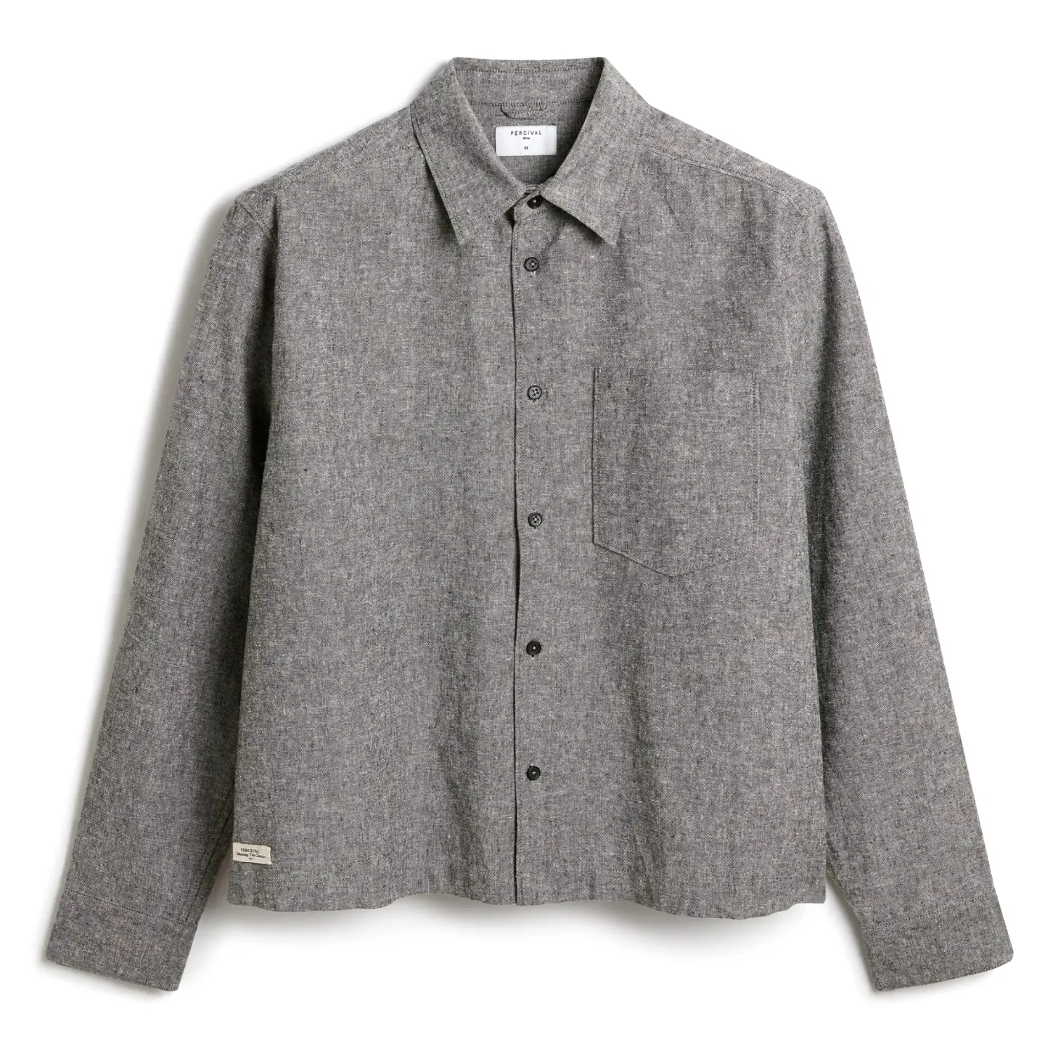 Percival textured boxy shirt 1