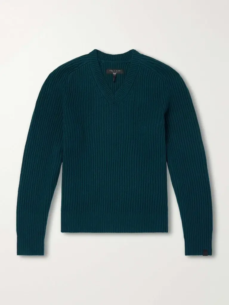 rag & bone Ribbed wool and Cashmere-Blend sweater