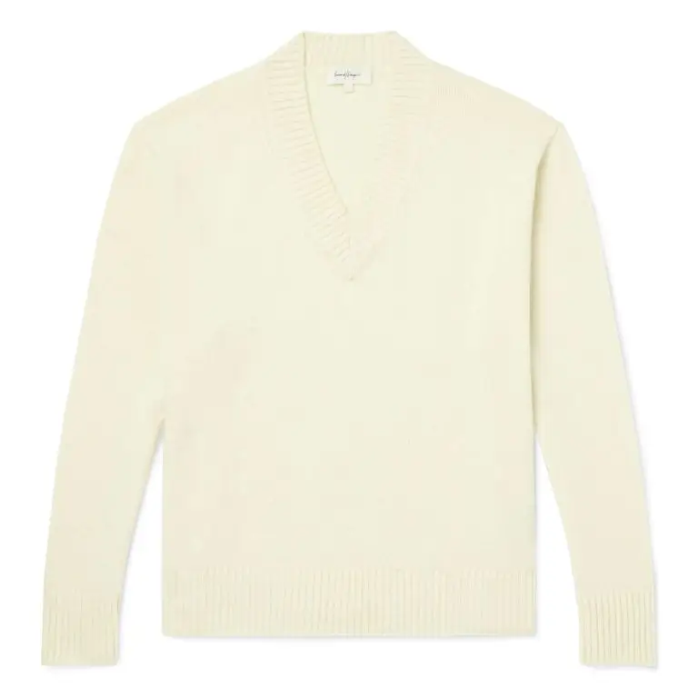 Second / Layer Cashmere-blend V-neck sweater