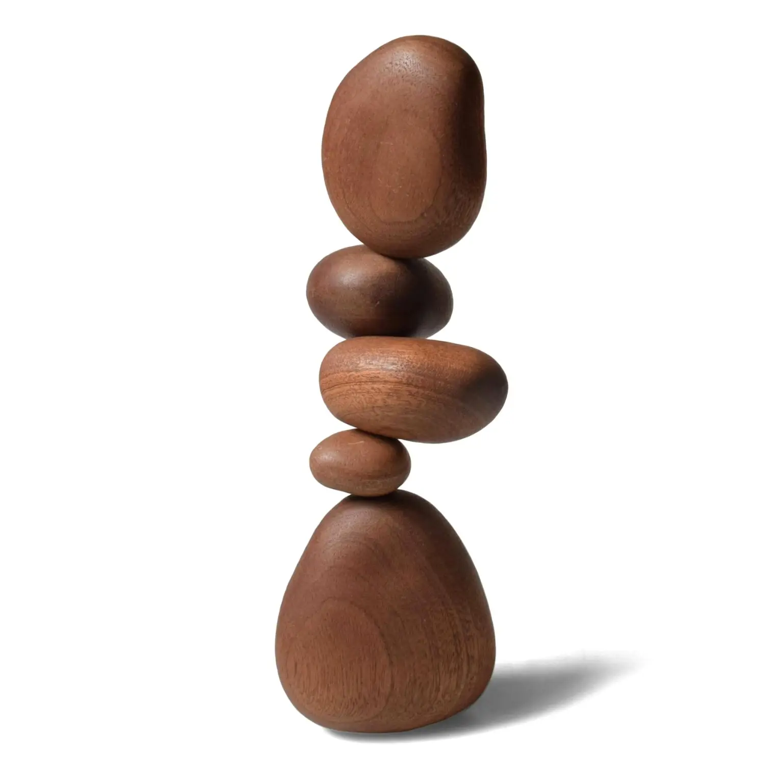Senser woodcraft sapele wood balance stones 1
