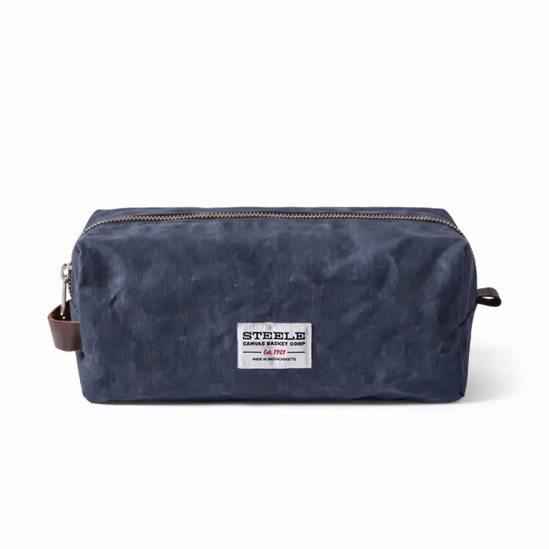 Waxed canvas shoe bag