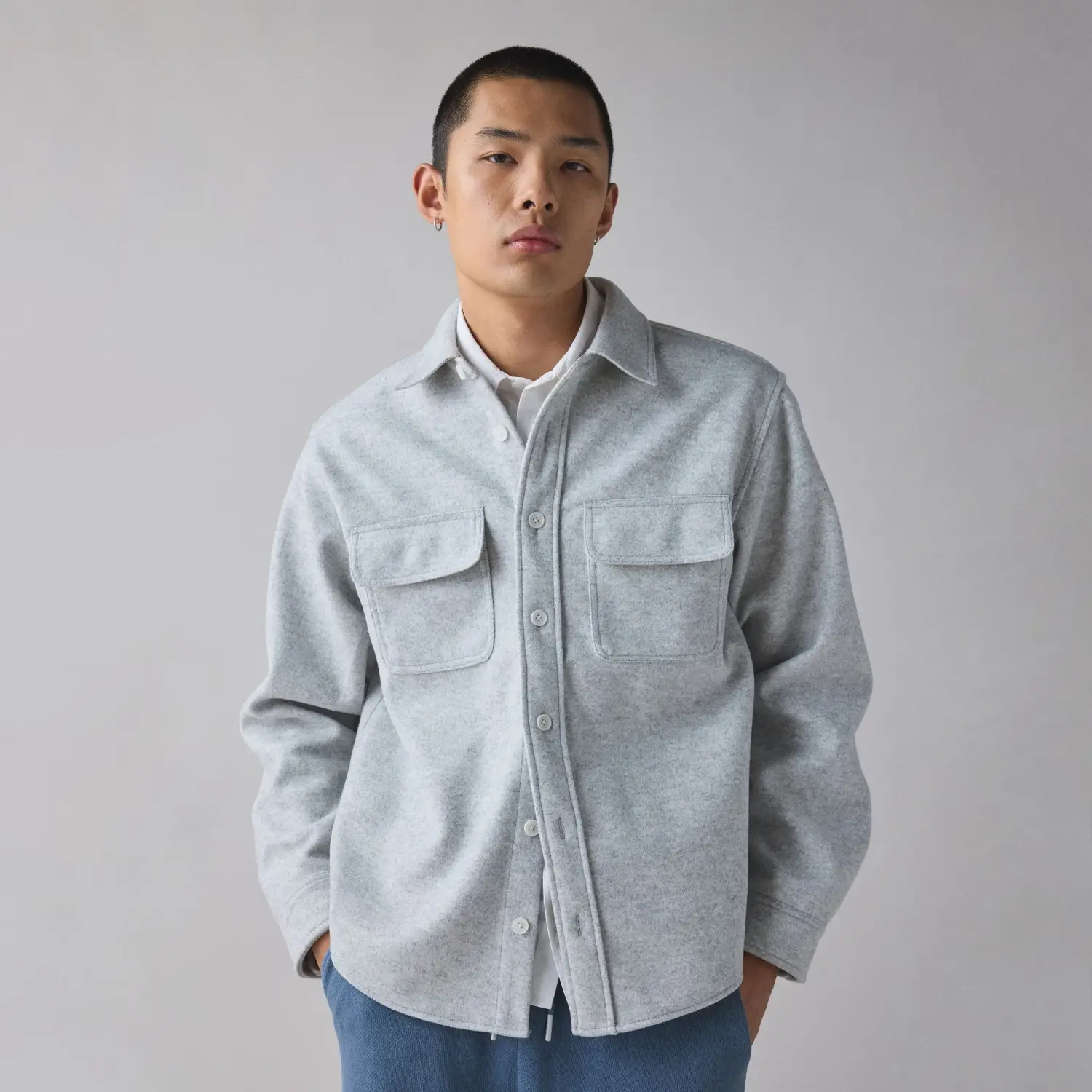 Urban outfitters uo oli knit overshirt 1