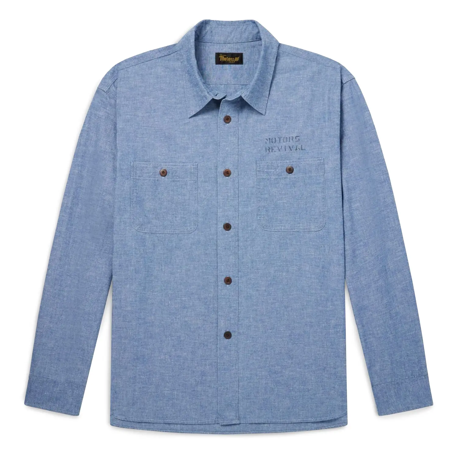 Visvim briggs cotton chambray shirt 1