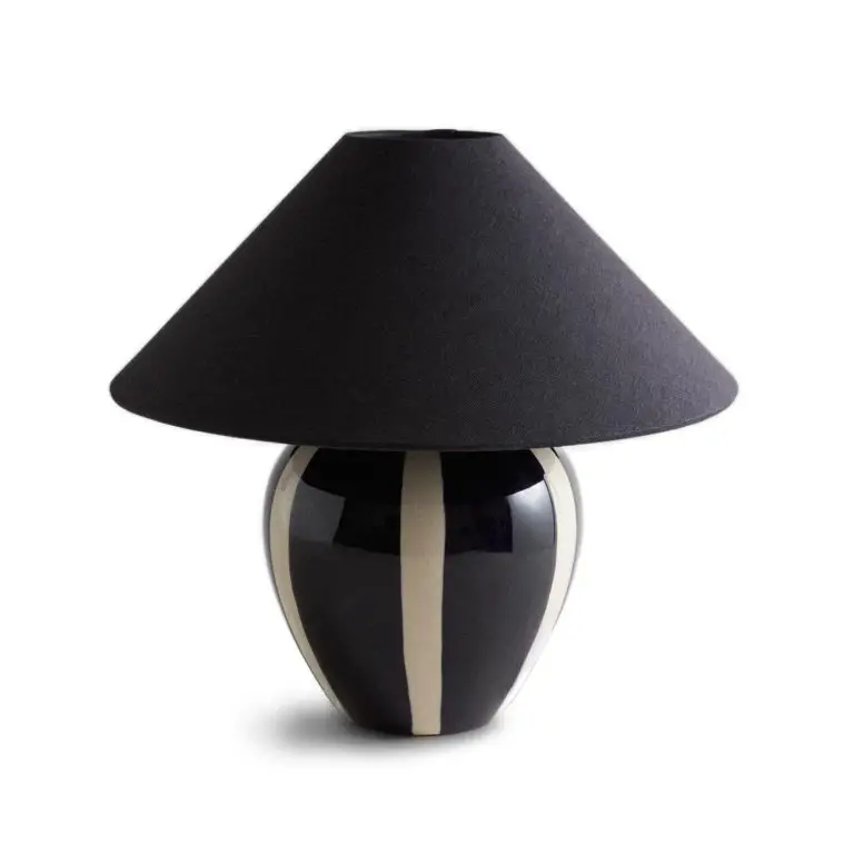 Home Striped table lamp